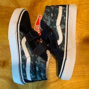 Vans High Tops in Shark Print